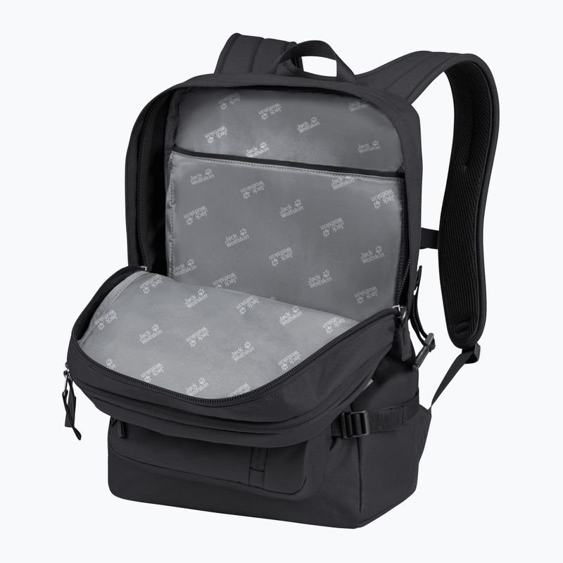 Jack Wolfskin Berkeley De Luxe turistický batoh čierny 2530002_6000_OS 10