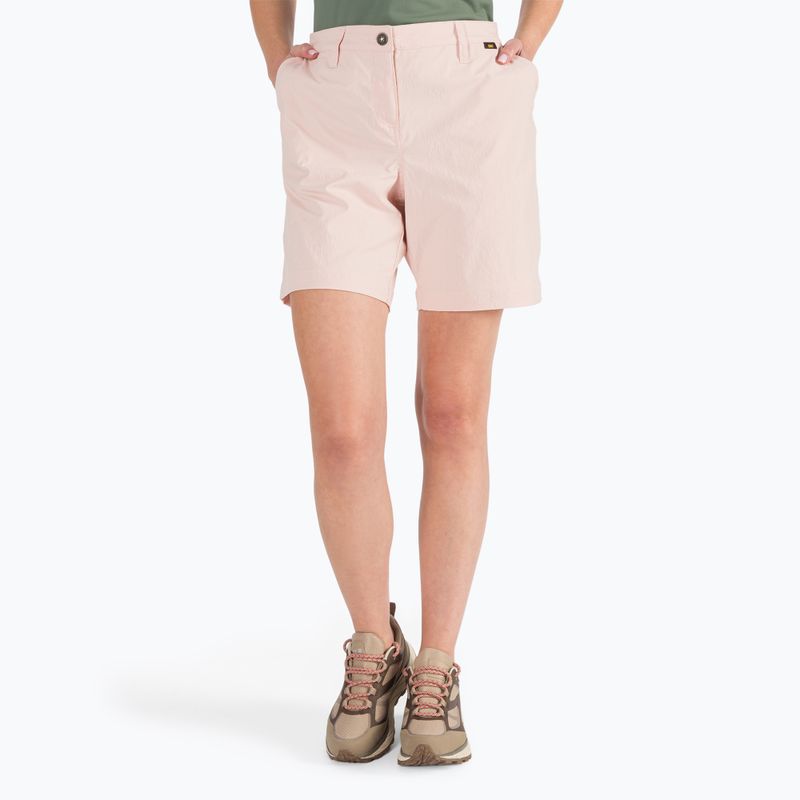 Dámske trekingové šortky Jack Wolfskin Desert pink 1505311_2157