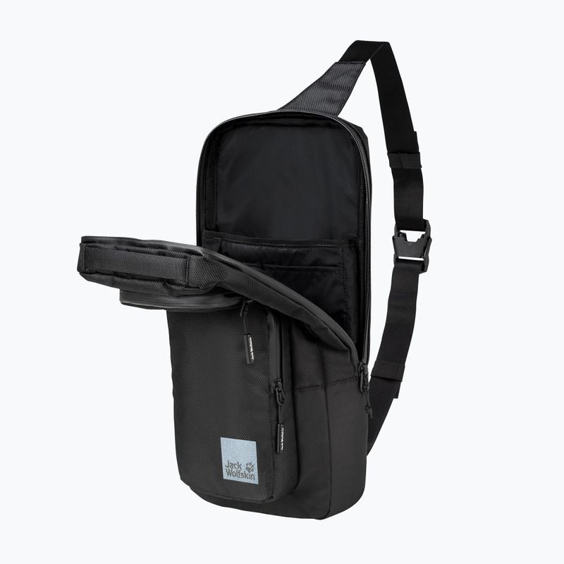 Taška cez rameno Jack Wolfskin Lyon Cross Over 8 l ultra black 4