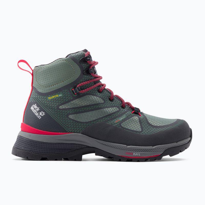 Jack Wolfskin Force Striker Texapore green dámske trekové topánky 4038871_4175 2