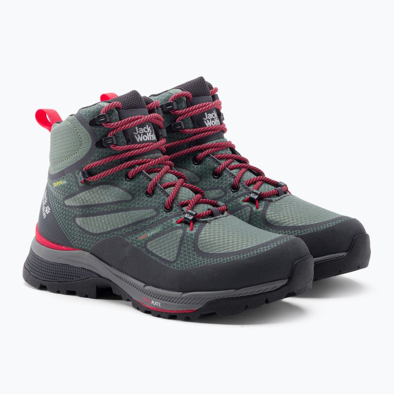 Jack Wolfskin Force Striker Texapore green dámske trekové topánky 4038871_4175 5