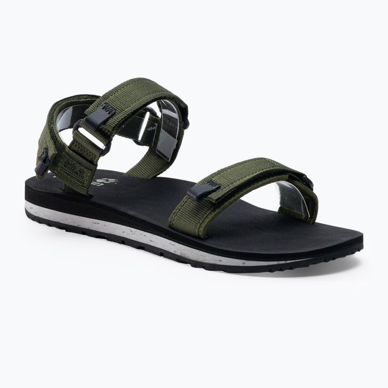 Jack Wolfskin pánske zelené trekingové sandále Outfresh 4039441_4298