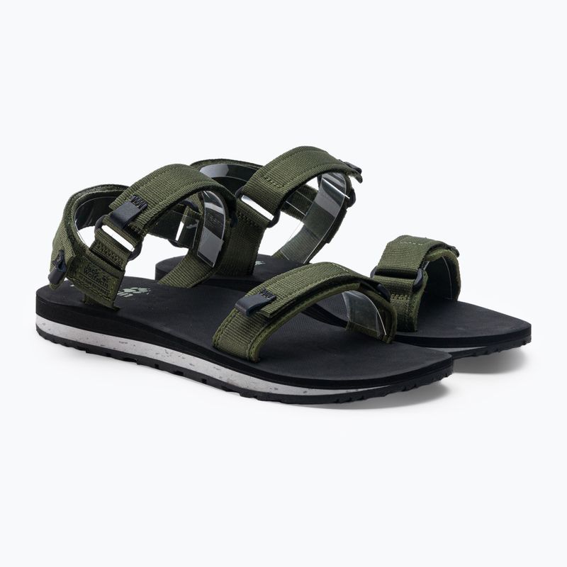 Jack Wolfskin pánske zelené trekingové sandále Outfresh 4039441_4298 3