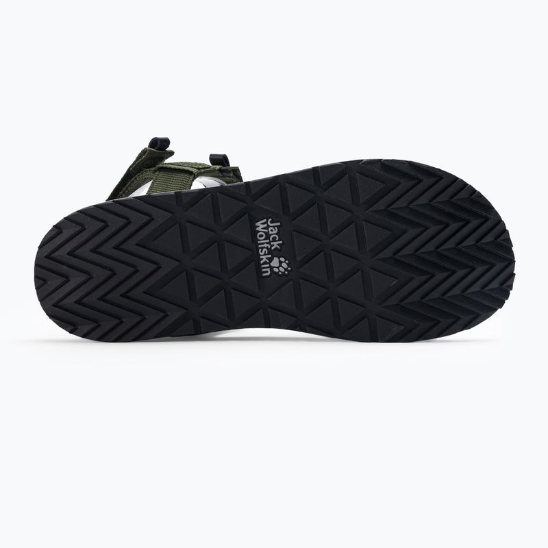Jack Wolfskin pánske zelené trekingové sandále Outfresh 4039441_4298 5