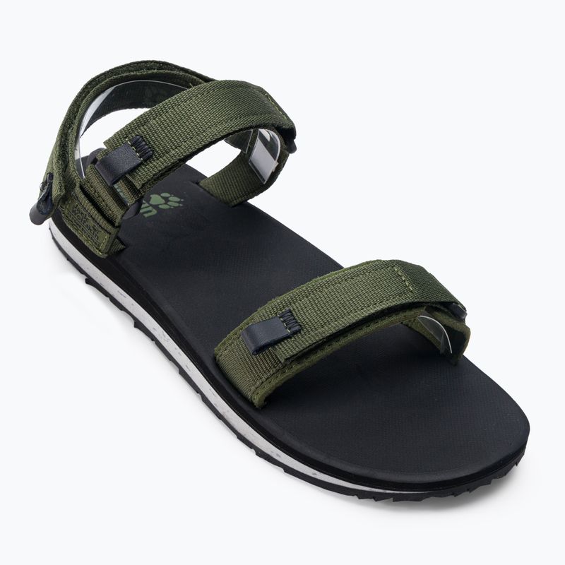 Jack Wolfskin pánske zelené trekingové sandále Outfresh 4039441_4298 7