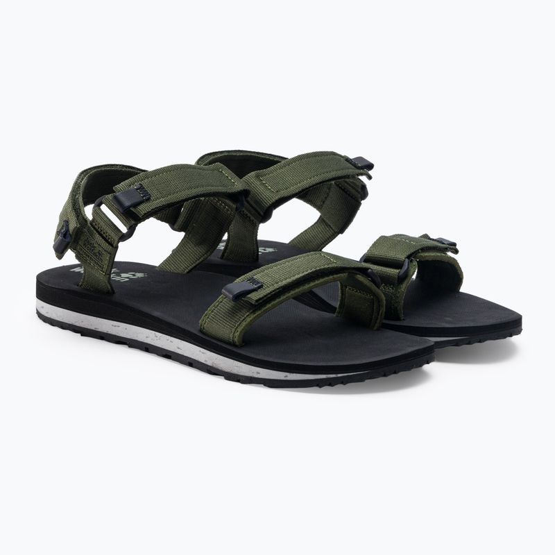 Jack Wolfskin pánske zelené trekingové sandále Outfresh 4039441_4298 10