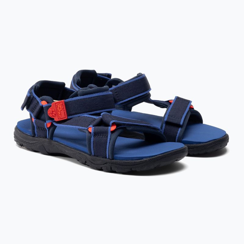 Jack Wolfskin Seven Seas 3 detské trekingové sandále námornícka modrá 4040061 4