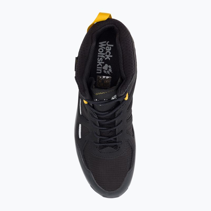 Jack Wolfskin pánske trekové topánky Woodland 2 Texapore Mid black 4051261_6055 6