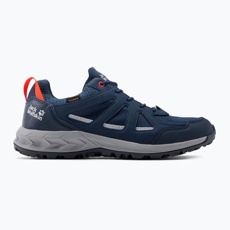 Jack Wolfskin pánske trekové topánky Woodland 2 Texapore navy blue 4051271_1178 2
