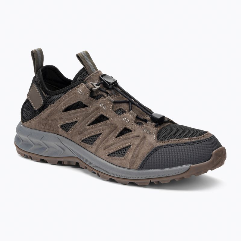 Jack Wolfskin pánske trekové topánky Woodland 2 Hybrid Low brown 4051301