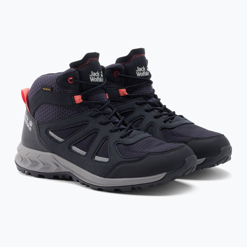Dámske trekové topánky Jack Wolfskin Woodland 2 Texapore navy blue 4051331_1207 5