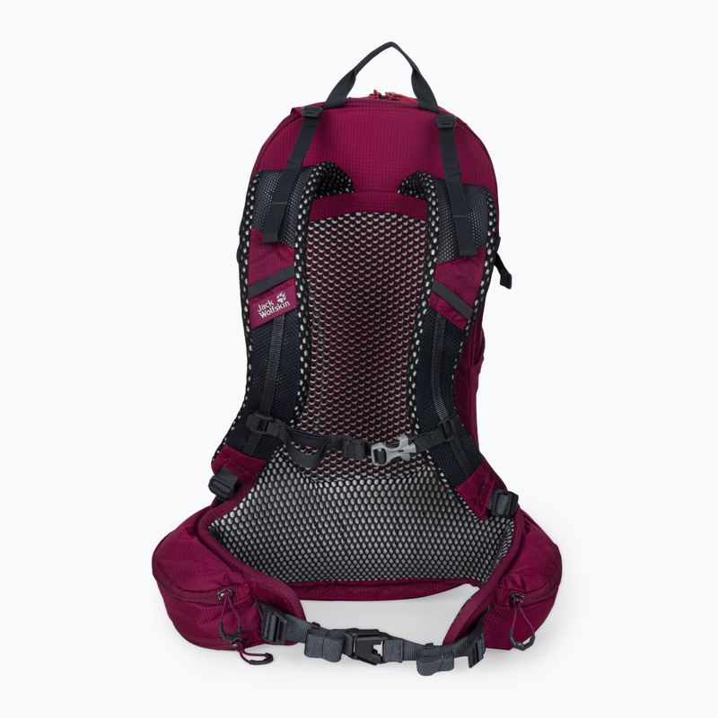 Jack Wolfskin Crosstrail ST 22 l turistický batoh bordový 2009562_2222 3