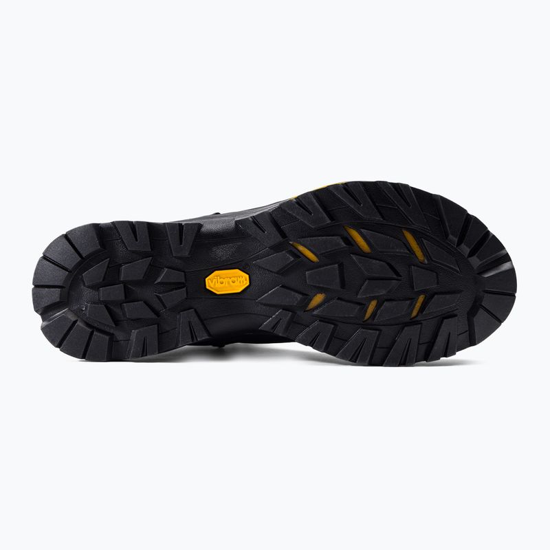 Jack Wolfskin pánske trekové topánky Force Striker Texapore Mid black/burly yellow xt 4038823 4