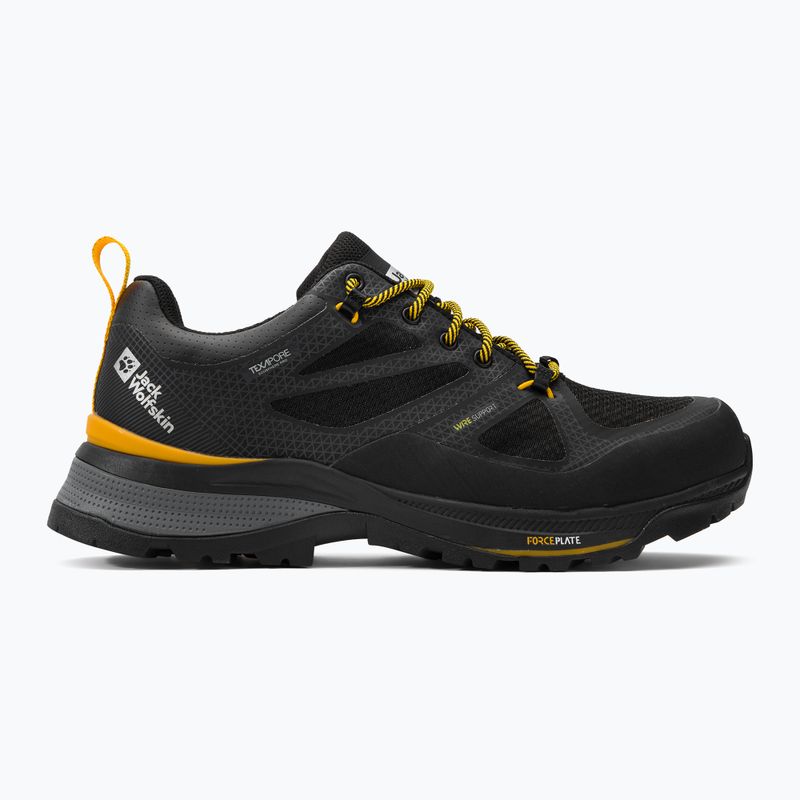 Jack Wolfskin pánske trekové topánky Force Striker Texapore Low black 4038843 2