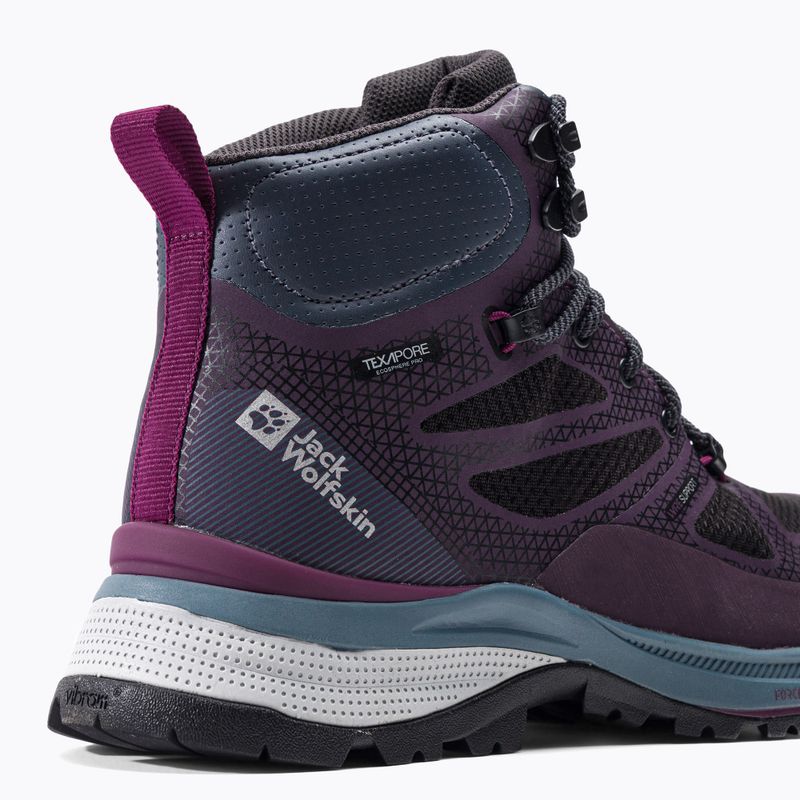 Dámske trekové topánky Jack Wolfskin Force Striker Texapore Mid purple 4038873 8