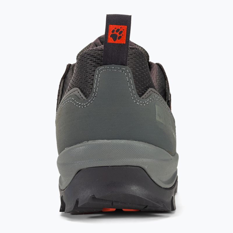 Pánske trekové topánky Jack Wolfskin Vojo 3 Texapore Low grey/orange 7