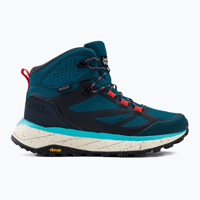 Jack Wolfskin dámske trekové topánky Terraventure Texapore Mid blue 4049991 2