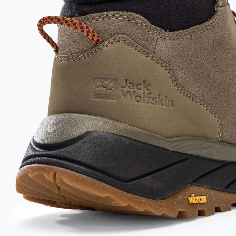 Jack Wolfskin pánske trekové topánky Terraventure Urban Mid brown 4053561 8