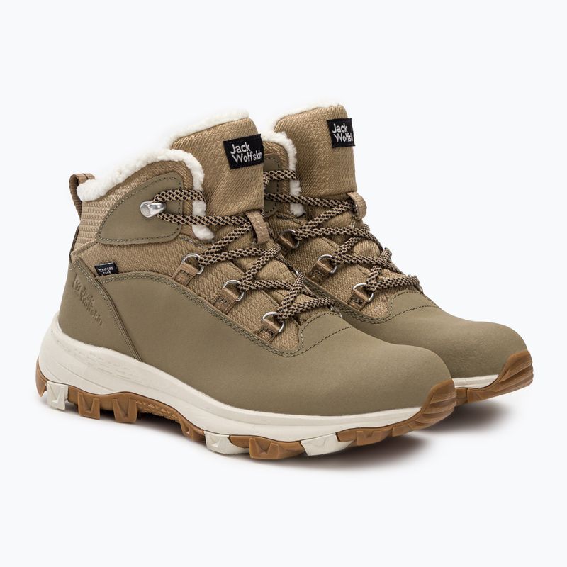 Dámske trekingové topánky Jack Wolfskin Everquest Texapore Mid béžové 453581_5227 4