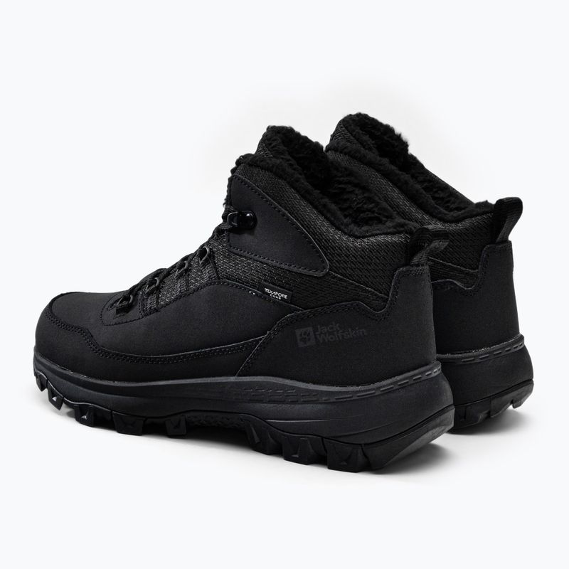 Jack Wolfskin pánske trekové topánky Everquest Texapore Mid black 4053611 3