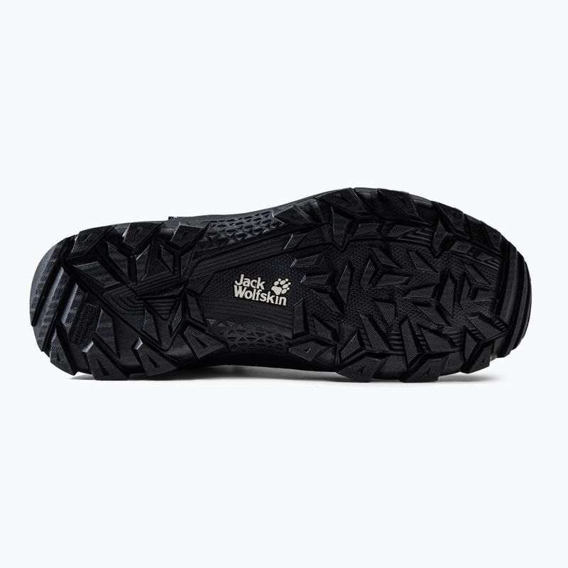 Jack Wolfskin pánske trekové topánky Everquest Texapore Mid black 4053611 4