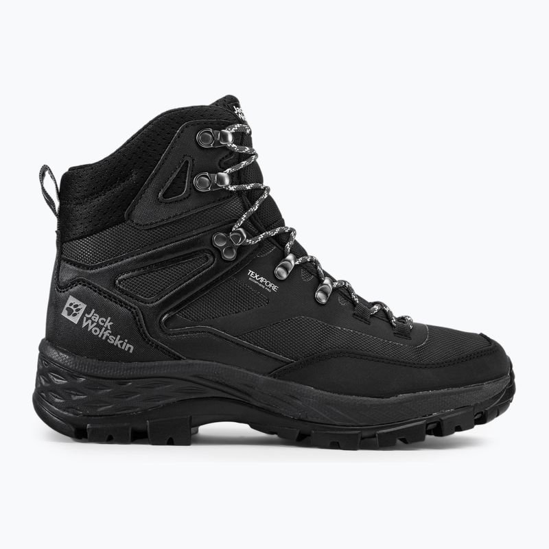Jack Wolfskin pánske trekové topánky Rebellion Guide Texapore Mid black 4053791 2