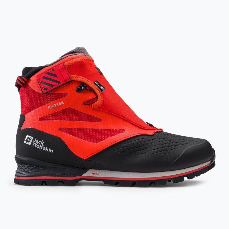 Jack Wolfskin pánske trekové topánky 1995 Series Texapore Mid red/black 4053991 2