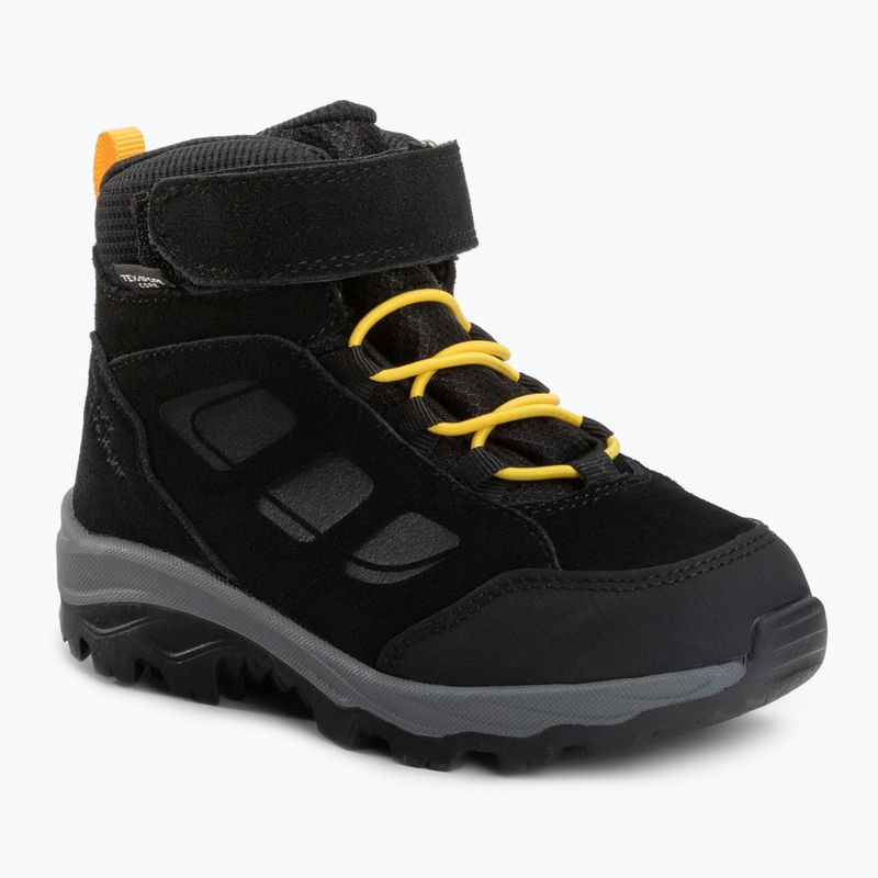Jack Wolfskin Vojo Lt Texapore Mid detské trekové topánky black 4054021