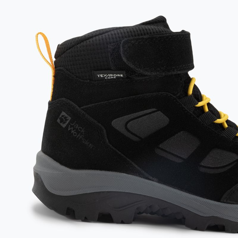 Jack Wolfskin Vojo Lt Texapore Mid detské trekové topánky black 4054021 7