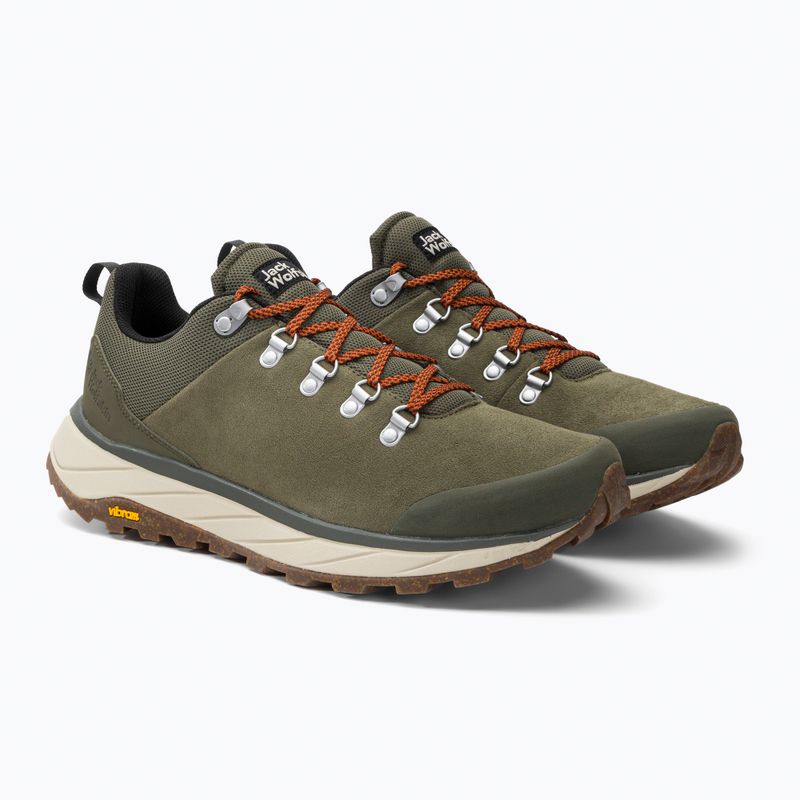 Jack Wolfskin pánske turistické topánky Terraventure Urban Low green 4055381 4