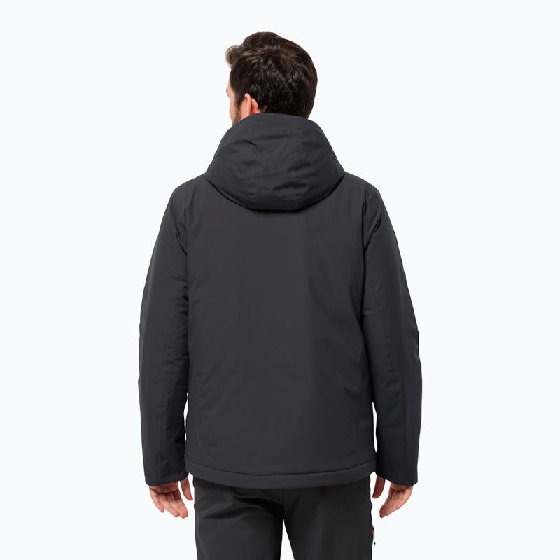 Jack Wolfskin pánska bunda do dažďa Wisper Ins black 2