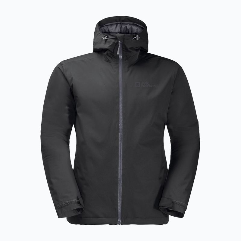 Jack Wolfskin pánska bunda do dažďa Wisper Ins black 7