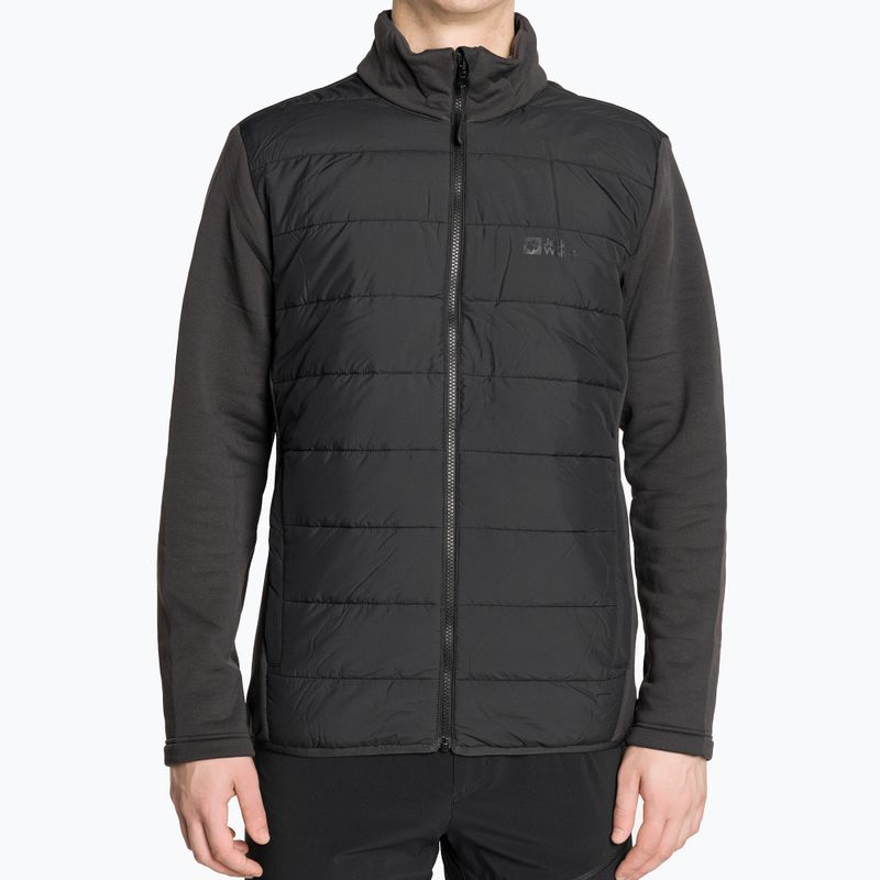 Jack Wolfskin pánska bunda 3 v 1 Glaabach sivo-čierna 1115291_6000_006 10