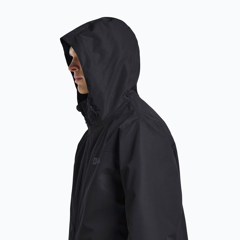 Pánska bunda 3v1 Jack Wolfskin Taubenberg 3In1 black 7