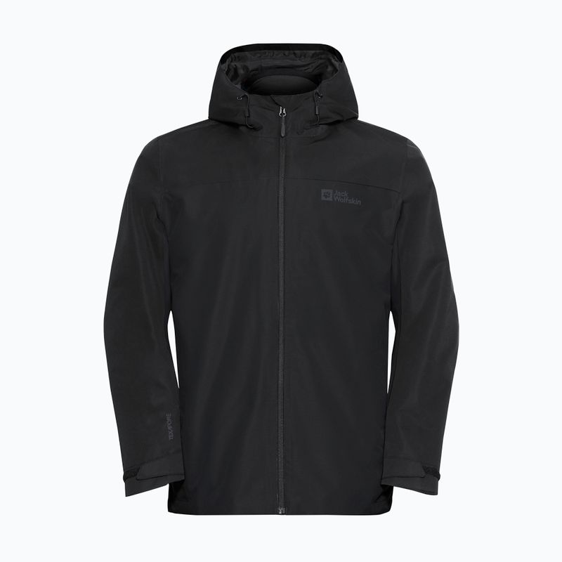 Pánska bunda 3v1 Jack Wolfskin Taubenberg 3In1 black 10