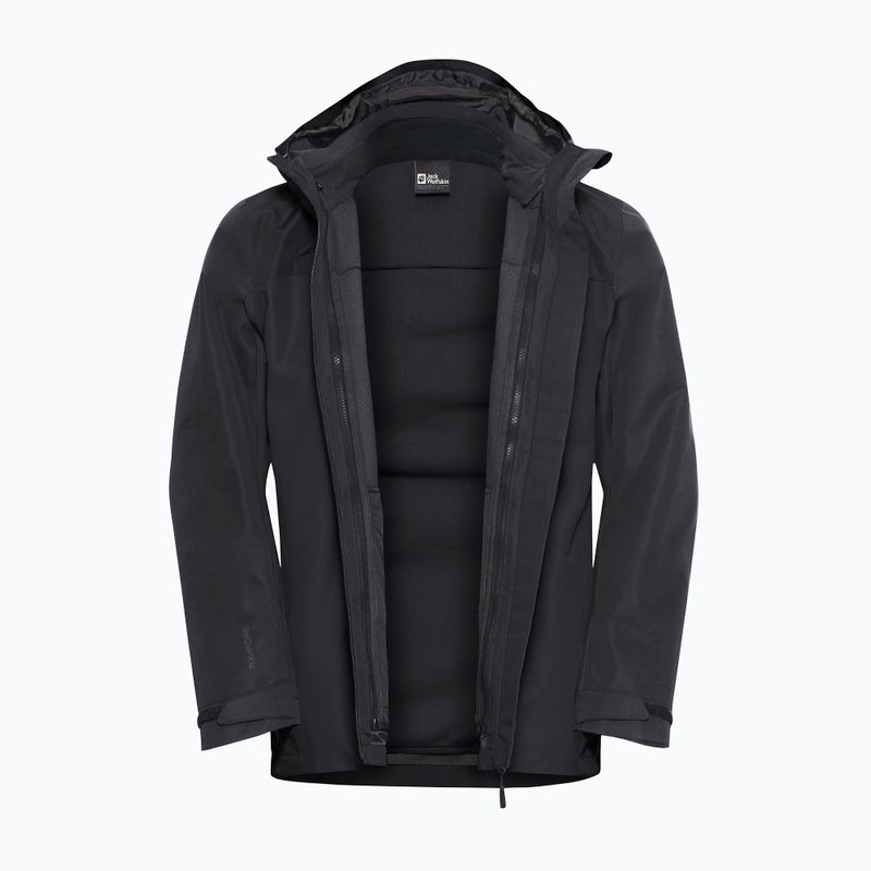 Pánska bunda 3v1 Jack Wolfskin Taubenberg 3In1 black 13
