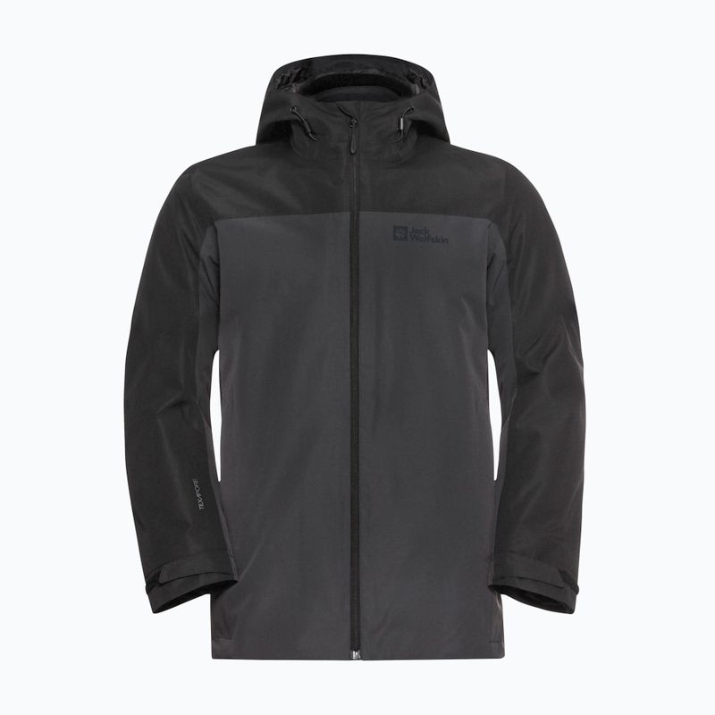 Pánska bunda 3v1 Jack Wolfskin Taubenberg 3In1 phantom 5