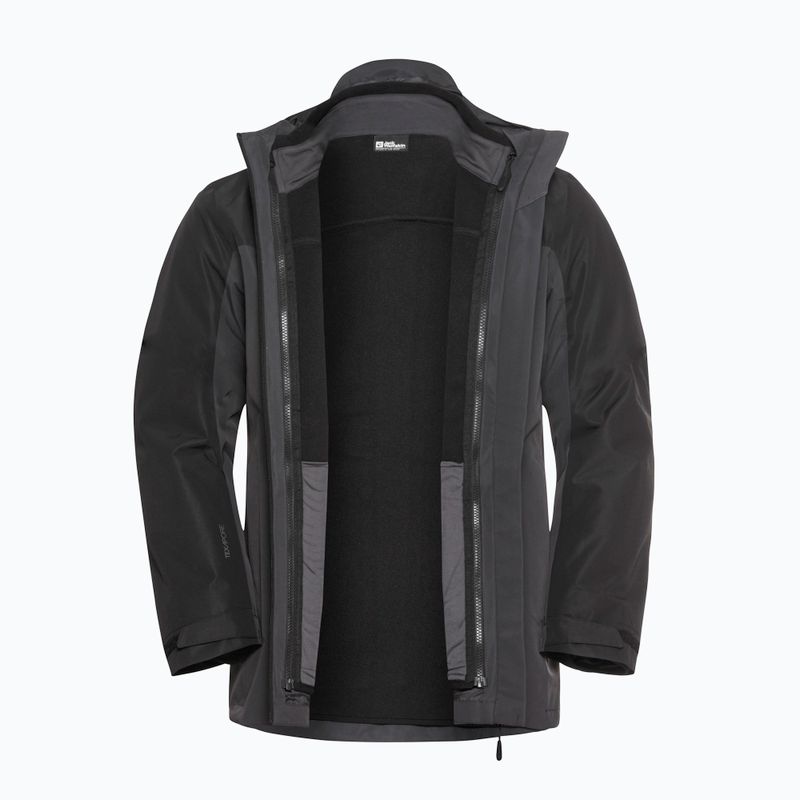 Pánska bunda 3v1 Jack Wolfskin Taubenberg 3In1 phantom 7