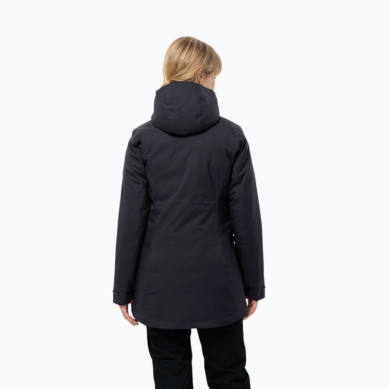 Dámska zimná bunda Jack Wolfskin Stirnberg Ins black 2
