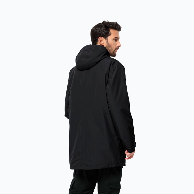 Pánska zimná bunda Jack Wolfskin  Winterlager Parka black 2