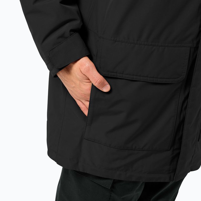 Pánska zimná bunda Jack Wolfskin  Winterlager Parka black 4