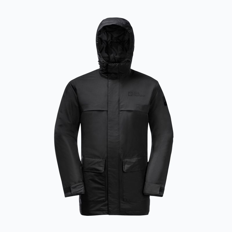Pánska zimná bunda Jack Wolfskin  Winterlager Parka black 7