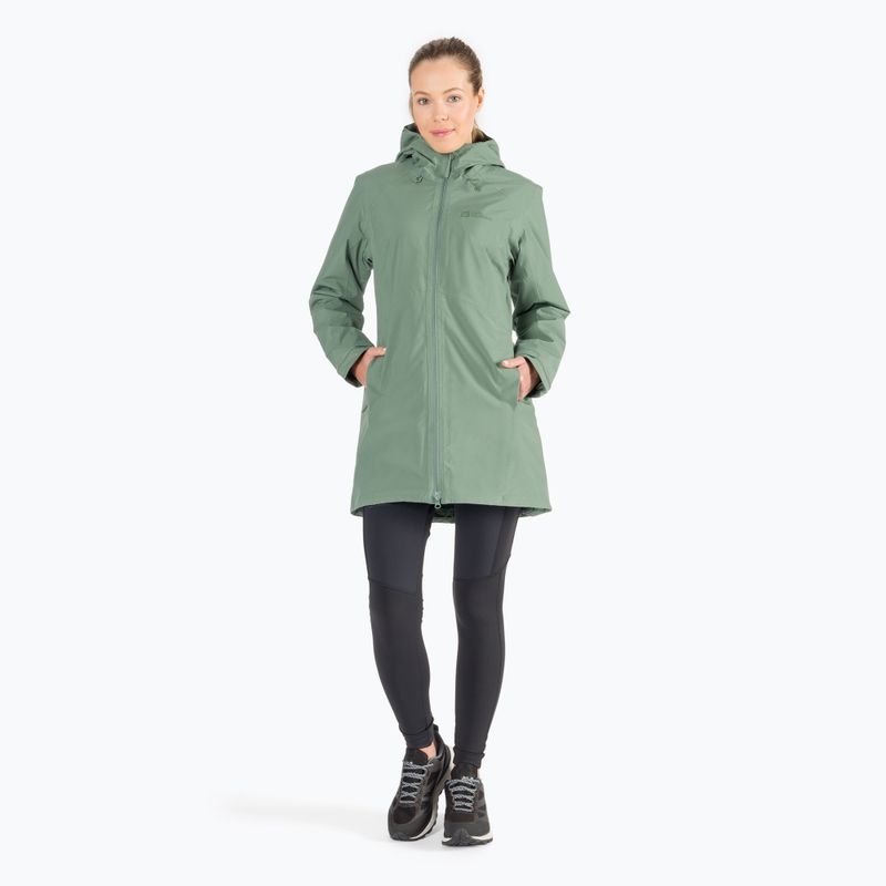 Dámska páperová bunda Jack Wolfskin Heidelstein Ins green 1115681_4311 2