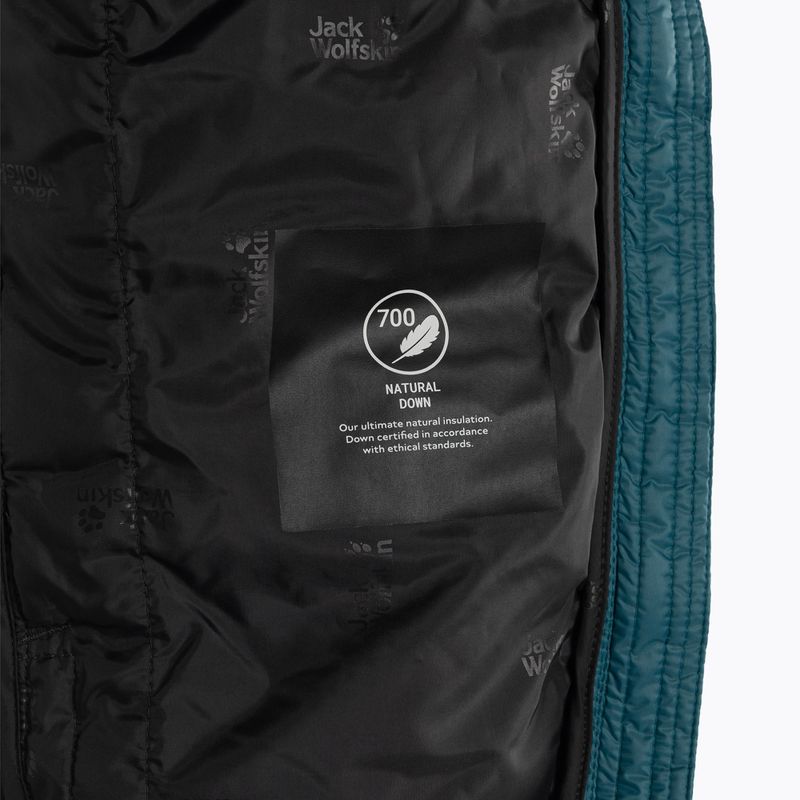 Jack Wolfskin pánska páperová bunda Dna Tundra Down Hoody black-blue 1206612_4133_006 6