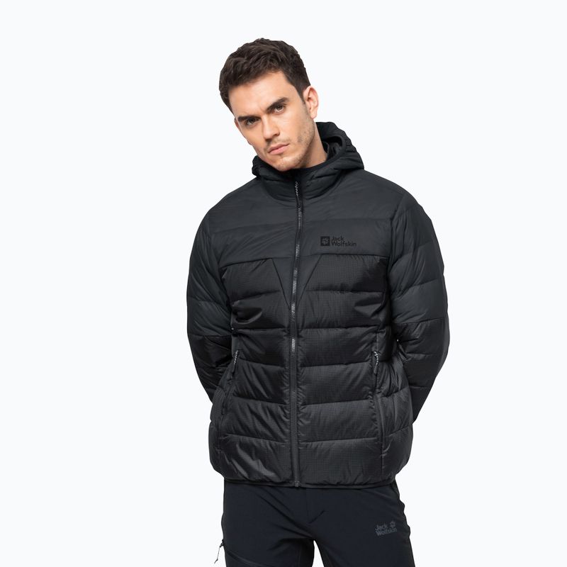 Jack Wolfskin pánska páperová bunda Dna Tundra Down Hoody black 1206612_6350_006