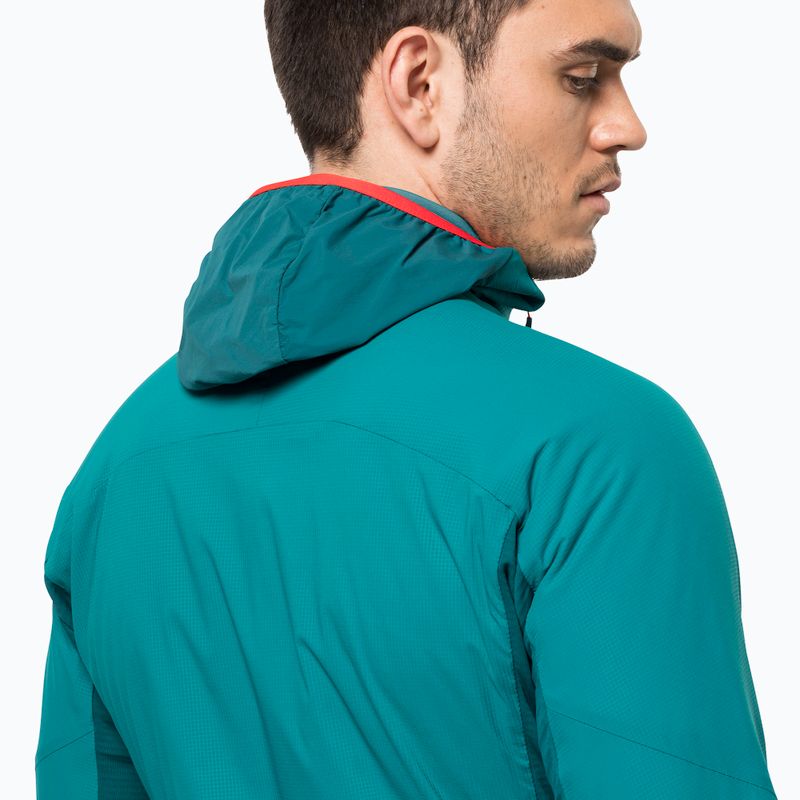 Jack Wolfskin pánska lyžiarska bunda Alpspitze Ins Hoody zelená 1206781_1124 3