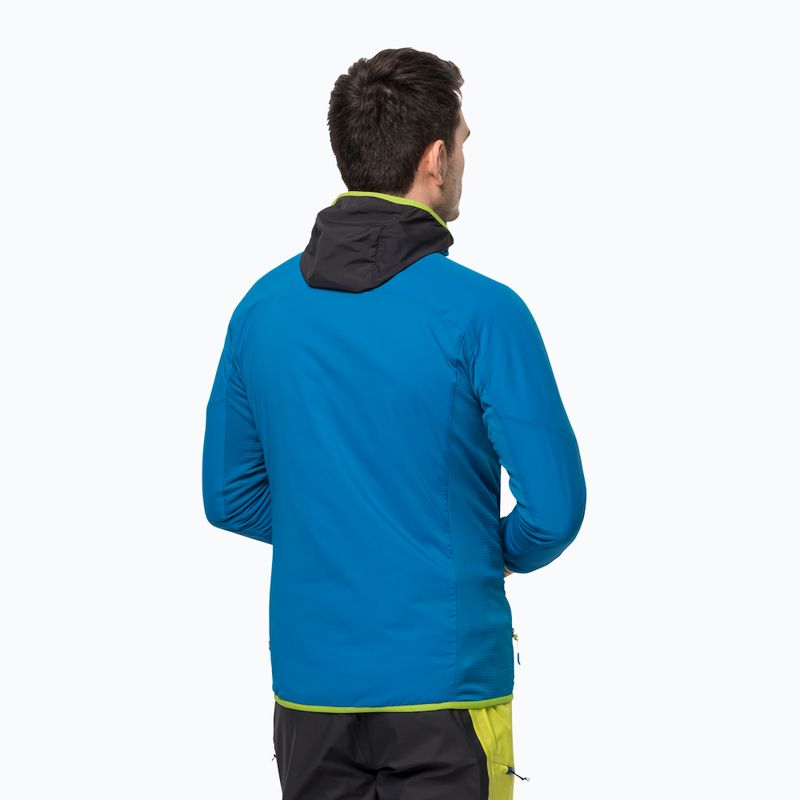 Jack Wolfskin pánska lyžiarska bunda Alpspitze Ins Hoody blue 1206781_1361 2