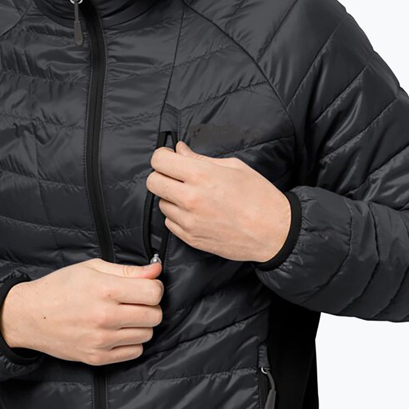 Jack Wolfskin Routeburn Pro Ins pánska páperová bunda čierna 1206861 3