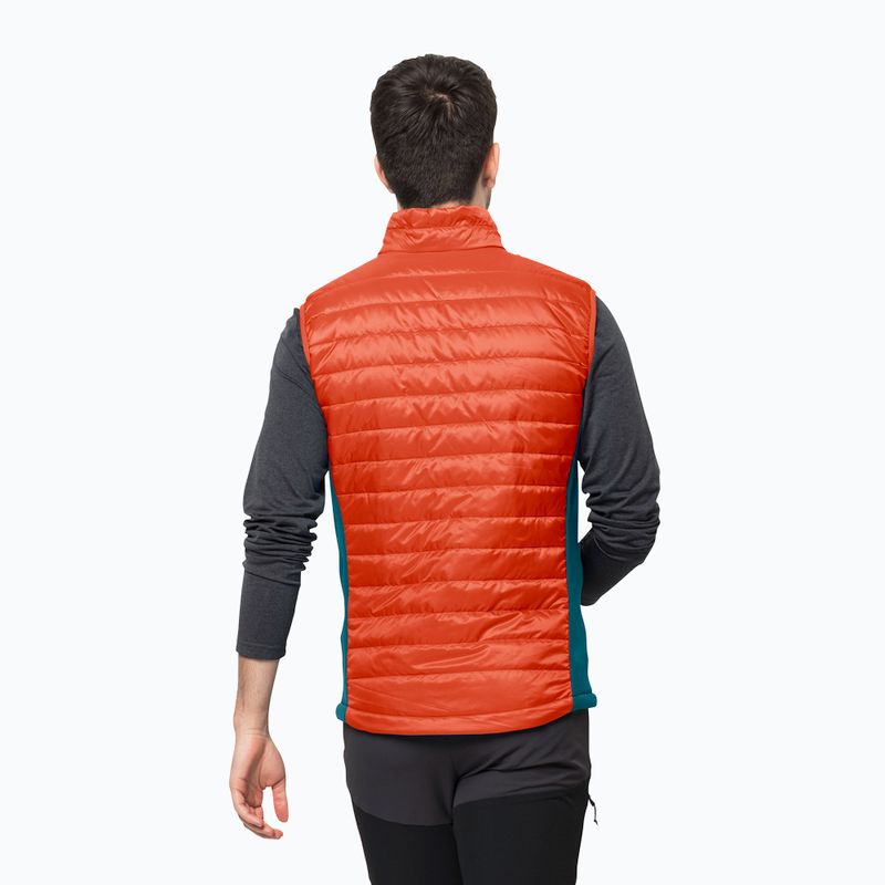 Jack Wolfskin Routeburn Pro Ins pánske turistické bez rukávov oranžové 1206871_3017_002 2