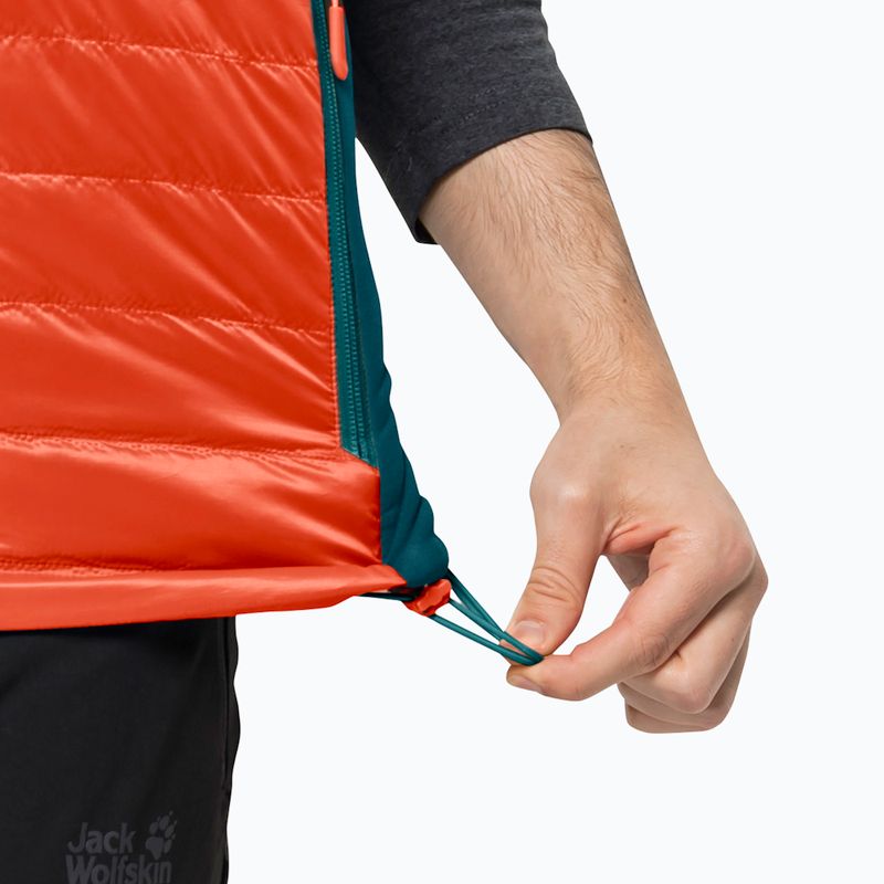 Jack Wolfskin Routeburn Pro Ins pánske turistické bez rukávov oranžové 1206871_3017_002 5